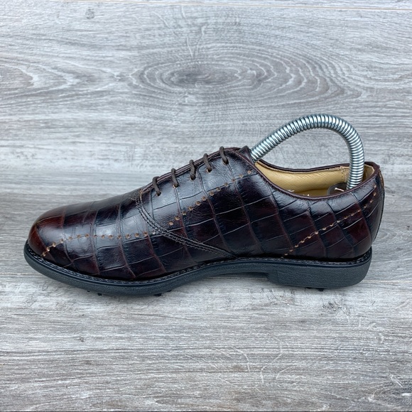 FootJoy Shoes Footjoy Europa Crocodile Golf Shoes Poshmark